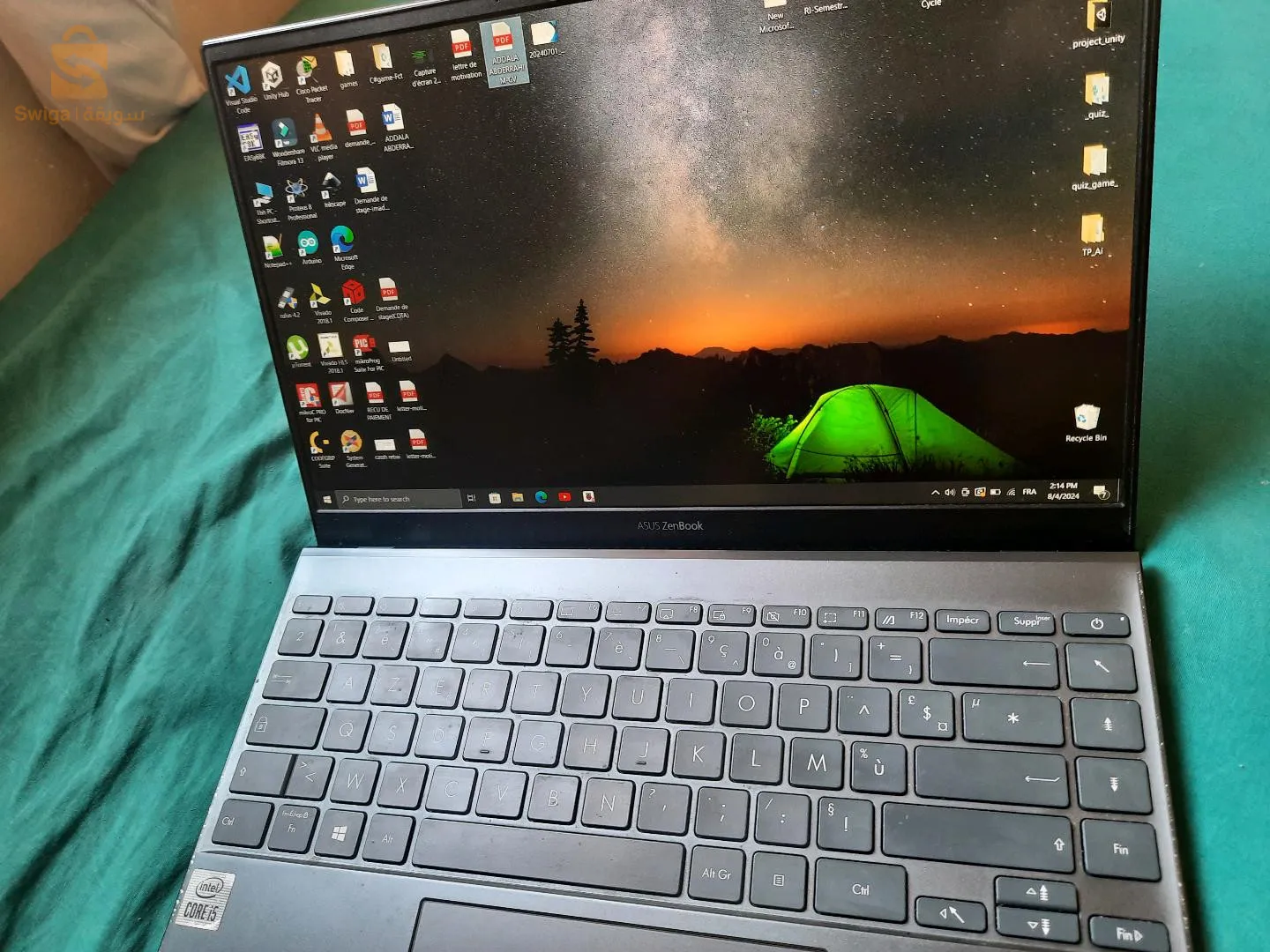 asus i5 -10eme zenbook