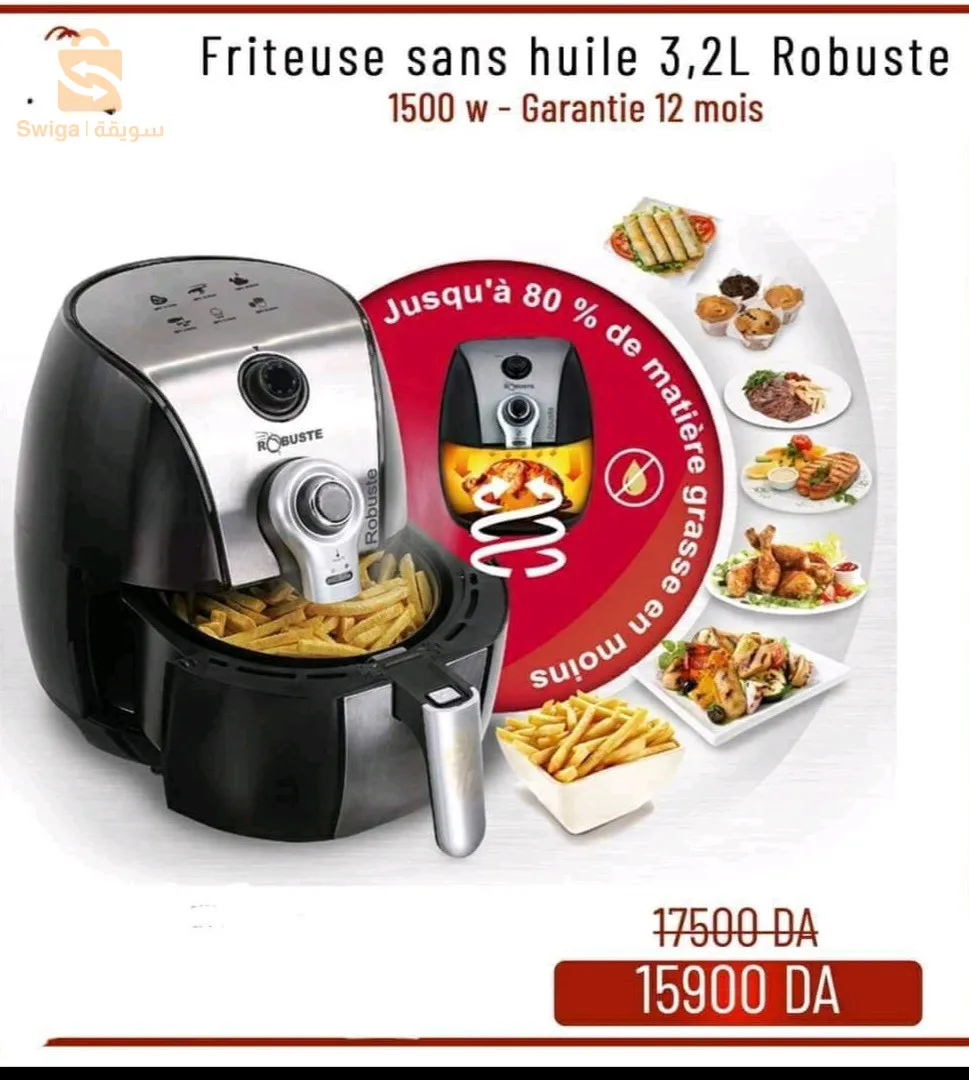 friteuse sans huile Robuste 3.2L