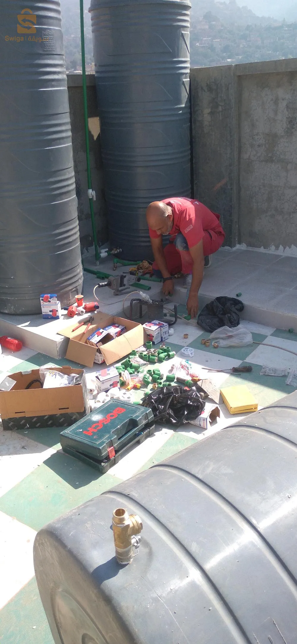 خدمات الترصيص الصحي و التدفئة المركزية