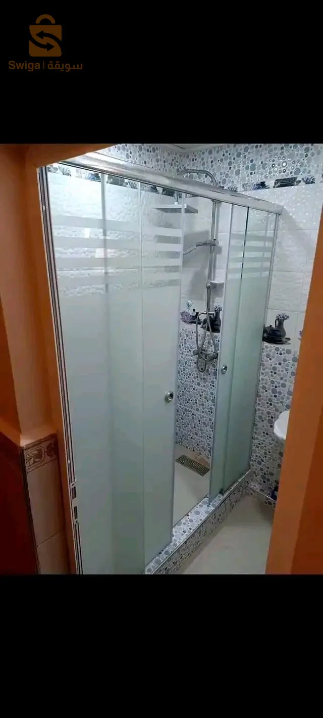 دوبل فيطراج كابين دوش زجاج ماستيك