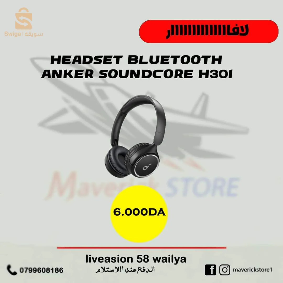 headset Bluetooth anker H30i