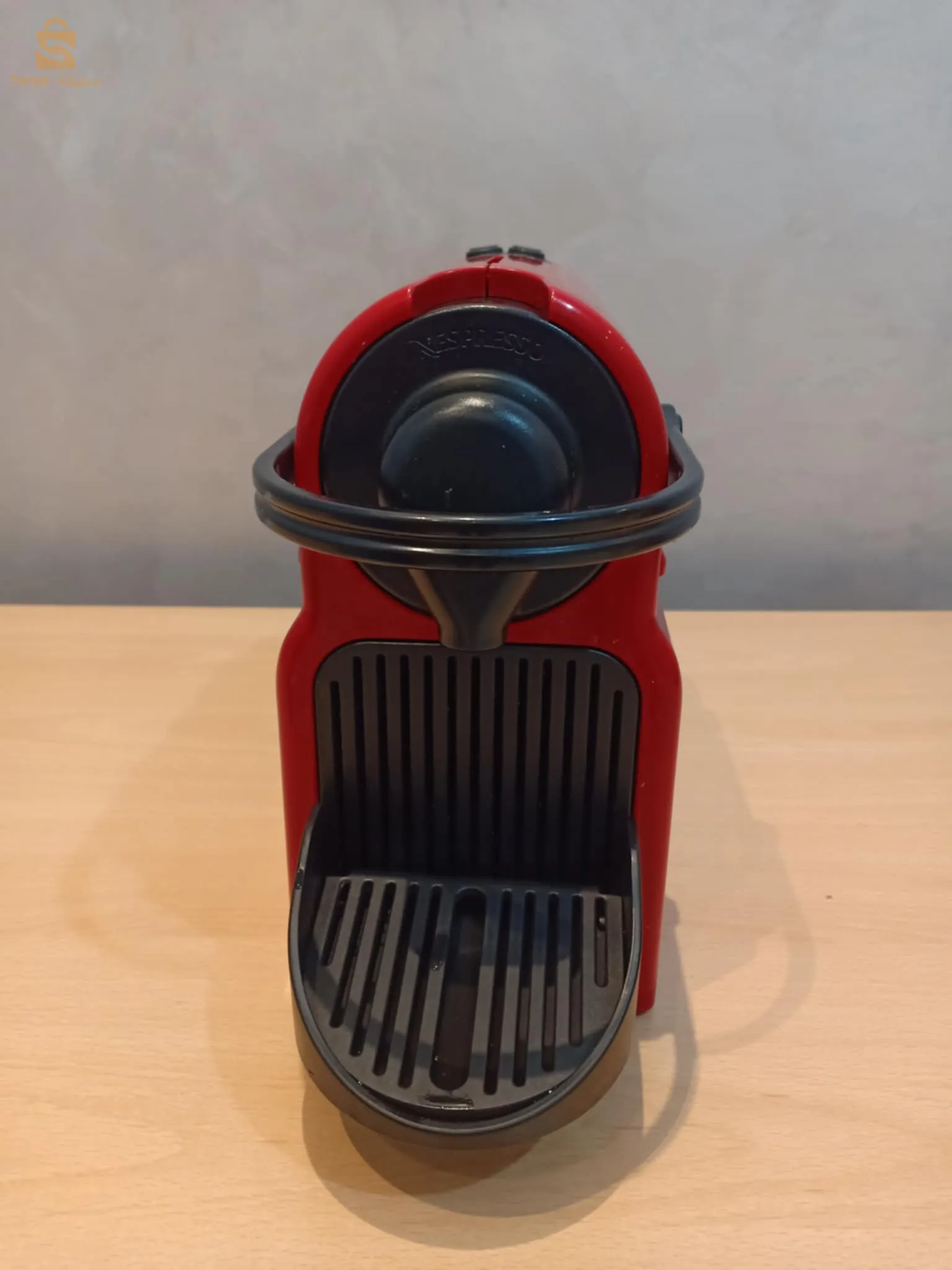 مشينة قهوة إسبريسو "Espresso"جديدة باللون الأحمر ترفد 700مل تعمل بقوة 1260W!!!!!!
