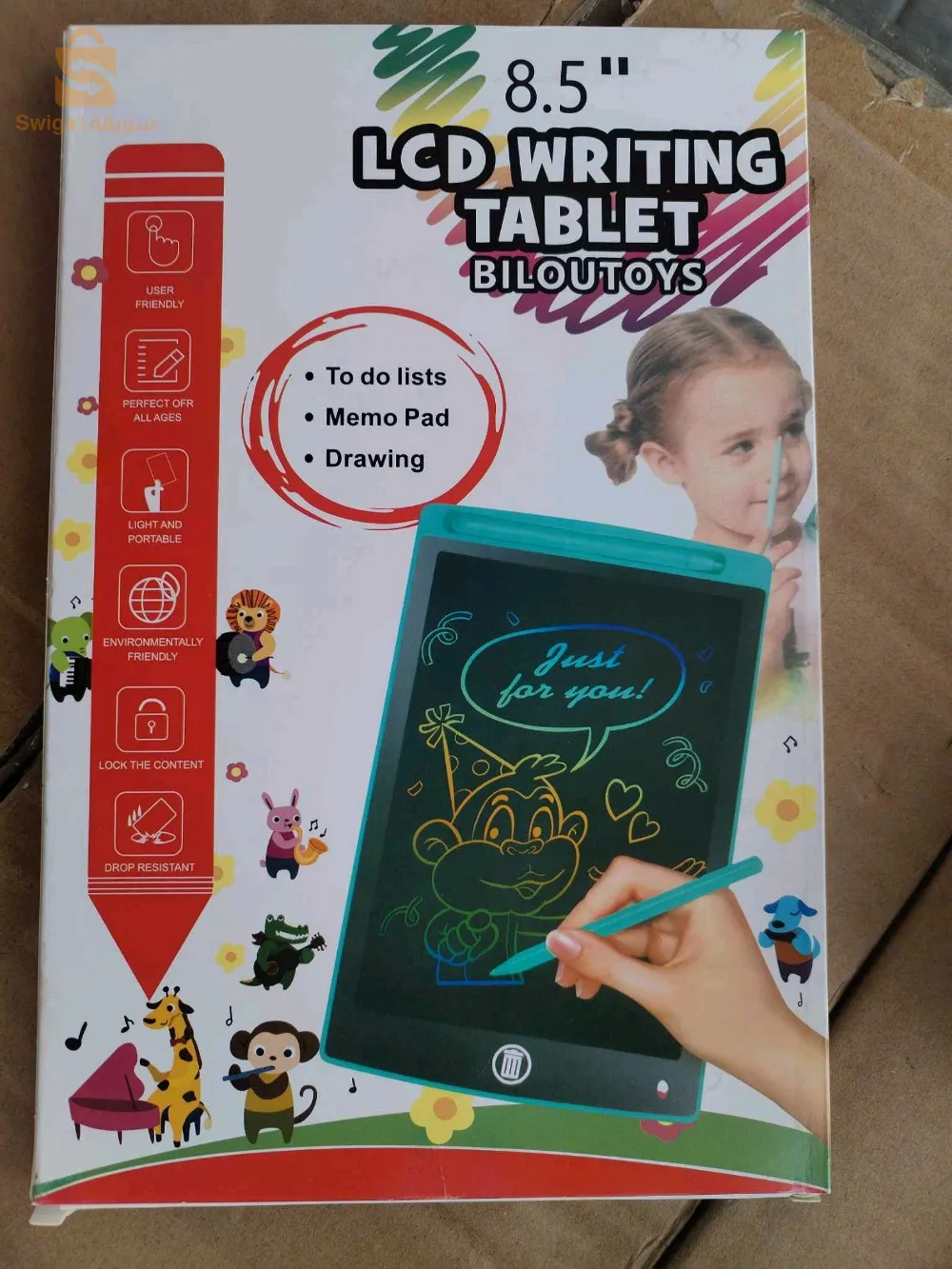 لوحة تعلمالكتابة والرسم  وتحسين الخط  بقلم سحري لا يحتوى على حبر   يتعلم ابنك بمىح وفرح وممتعة ومسلية ولا تجعل ثيبه تتسخ و يستغني على الهاتف وتلفاز