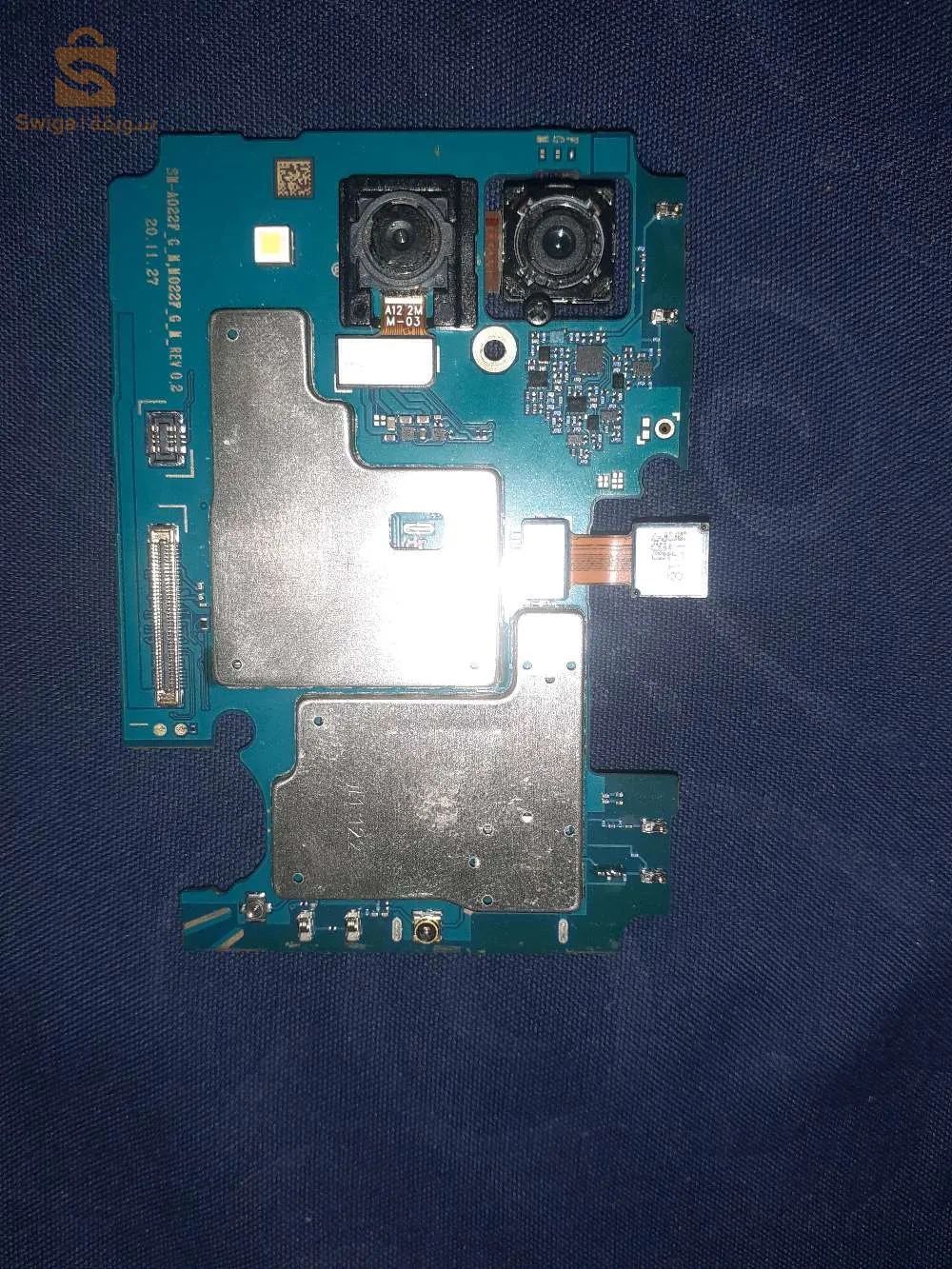 Carte mère et batterie du téléphone samsung a02