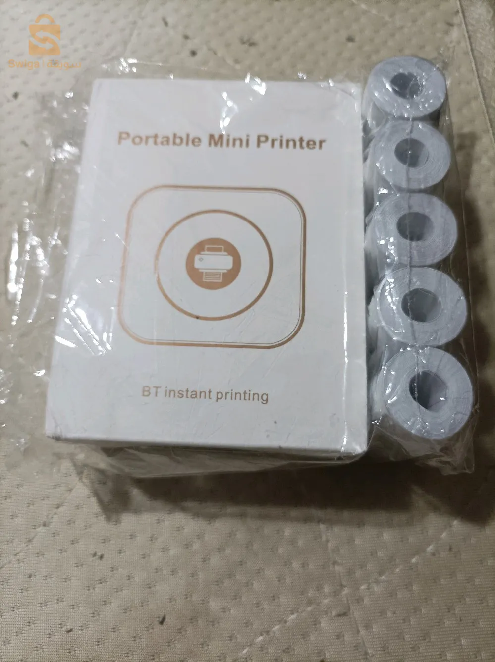 Mini imprimante bluetooth + 6 papier
