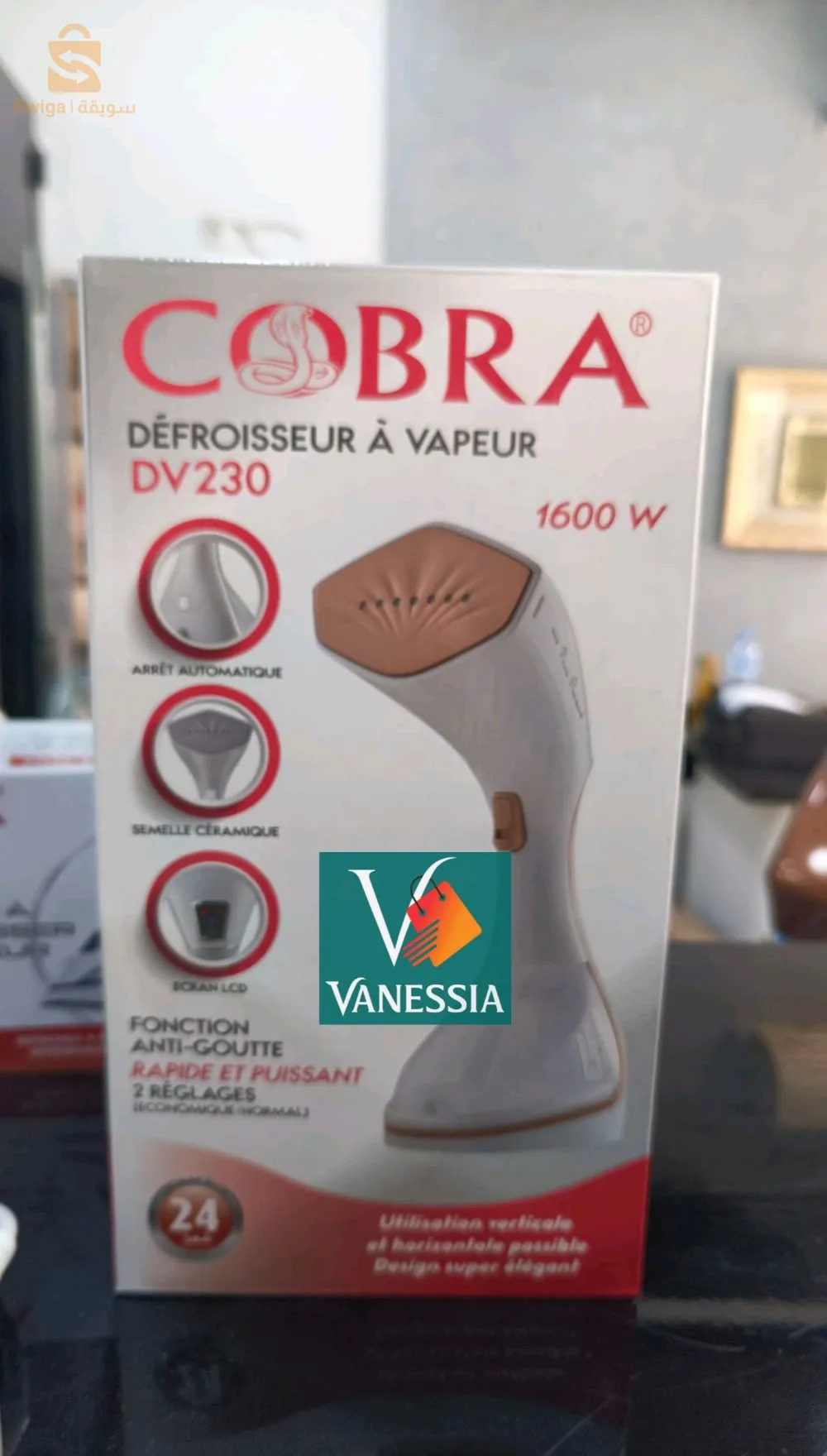 Défroisseur a vapeur cobra 1600w