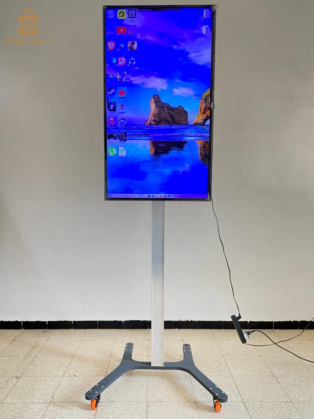 support tv mobile 23“ a 55 pouces