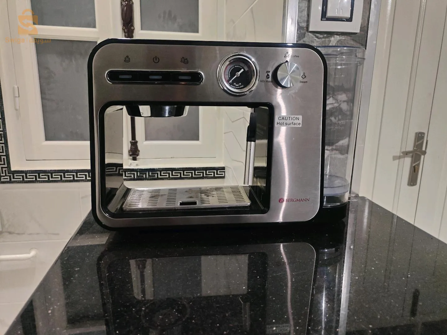 Espresso coffee bergman 19 bar 1450 w