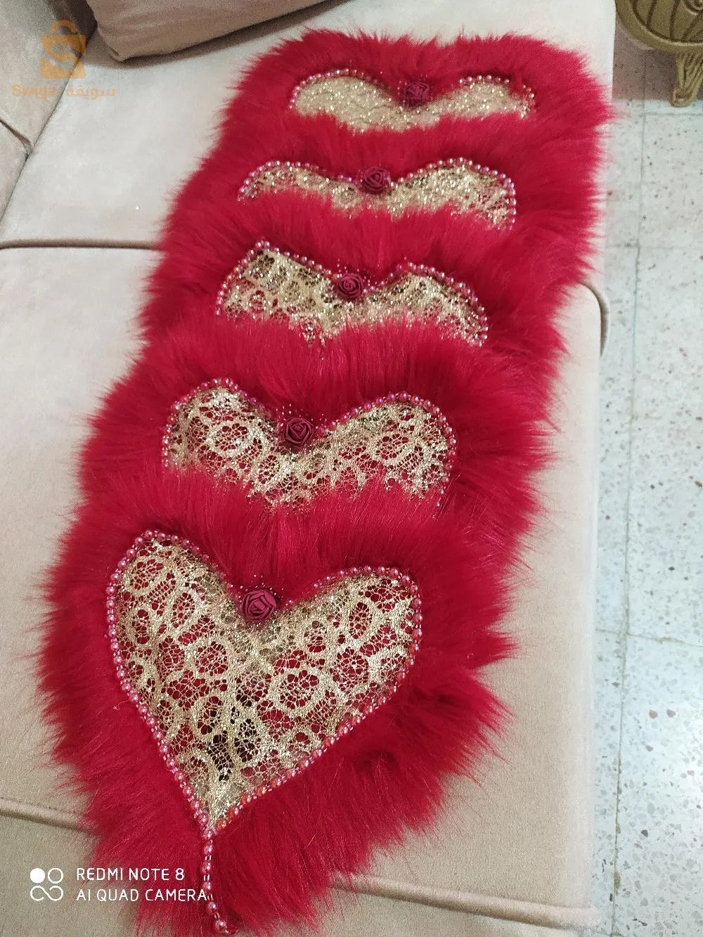 série de napperon , plateau miroir