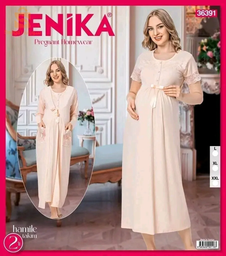 Robe pyjama pour femme enceinte
