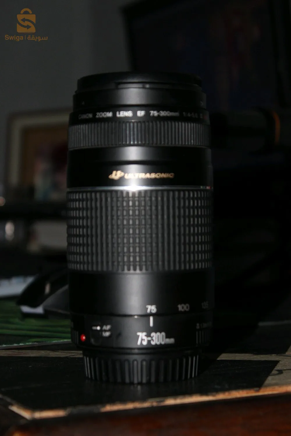 canon Ultrasonic zoom lens EF 75-300mm 1:4-5.6 lll usm