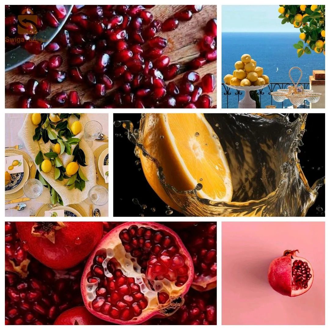 Perfume Peach jam  
Perfume Pomegranate and lemon