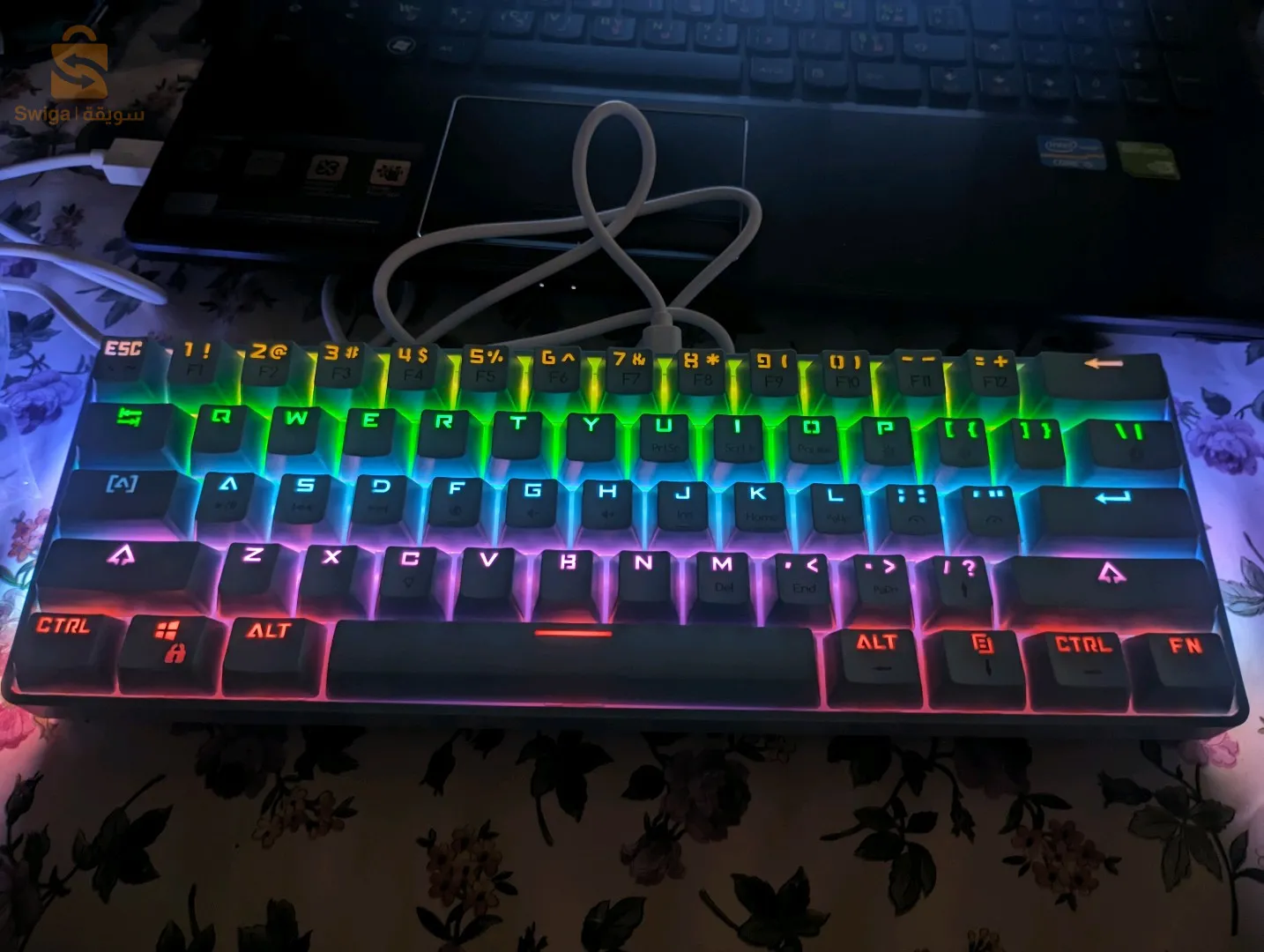 كايبورد ميكانيكي احترافي جديد Gaming Clavier mécanique mucai mk61 كلافي