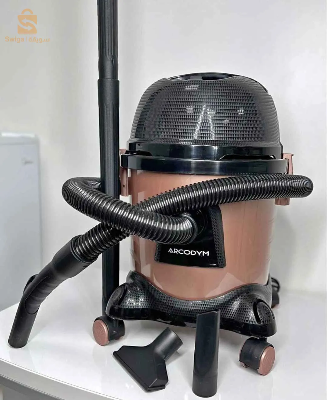 Arcodym Vacuum Cleaner 2 in 1 Dry Ultra Quiet Use Arcodym - 2400 Watts Brown & No