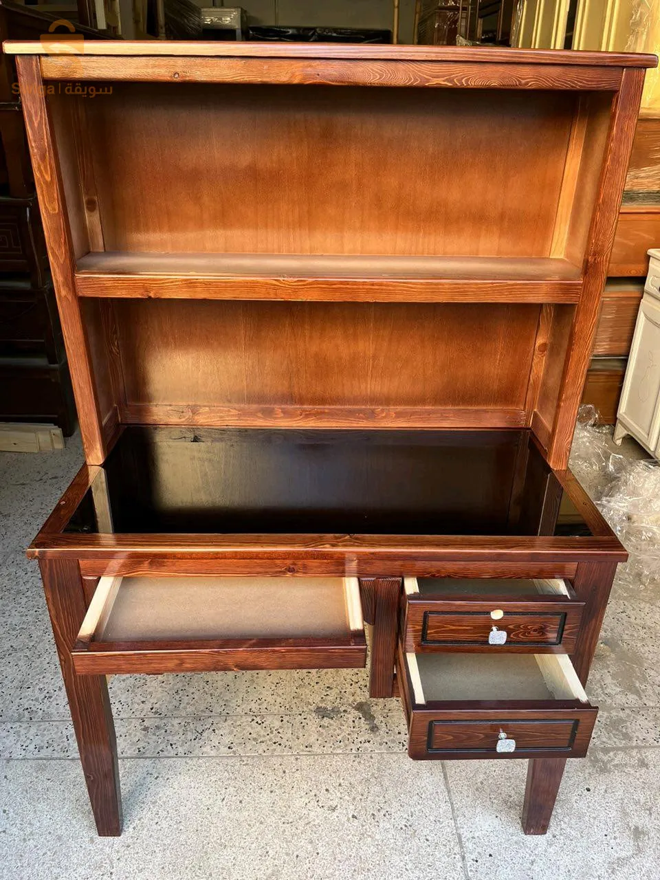 مكتب مصنوع من الخشب الاحمر نوعية رفيعة