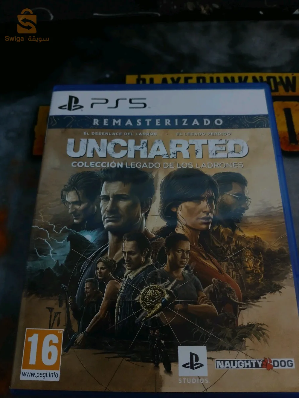 uncharted jeux ps5  uncharted 4 et uncharted le dernier.   deux  version sur un CD (un CD 2 jeux)