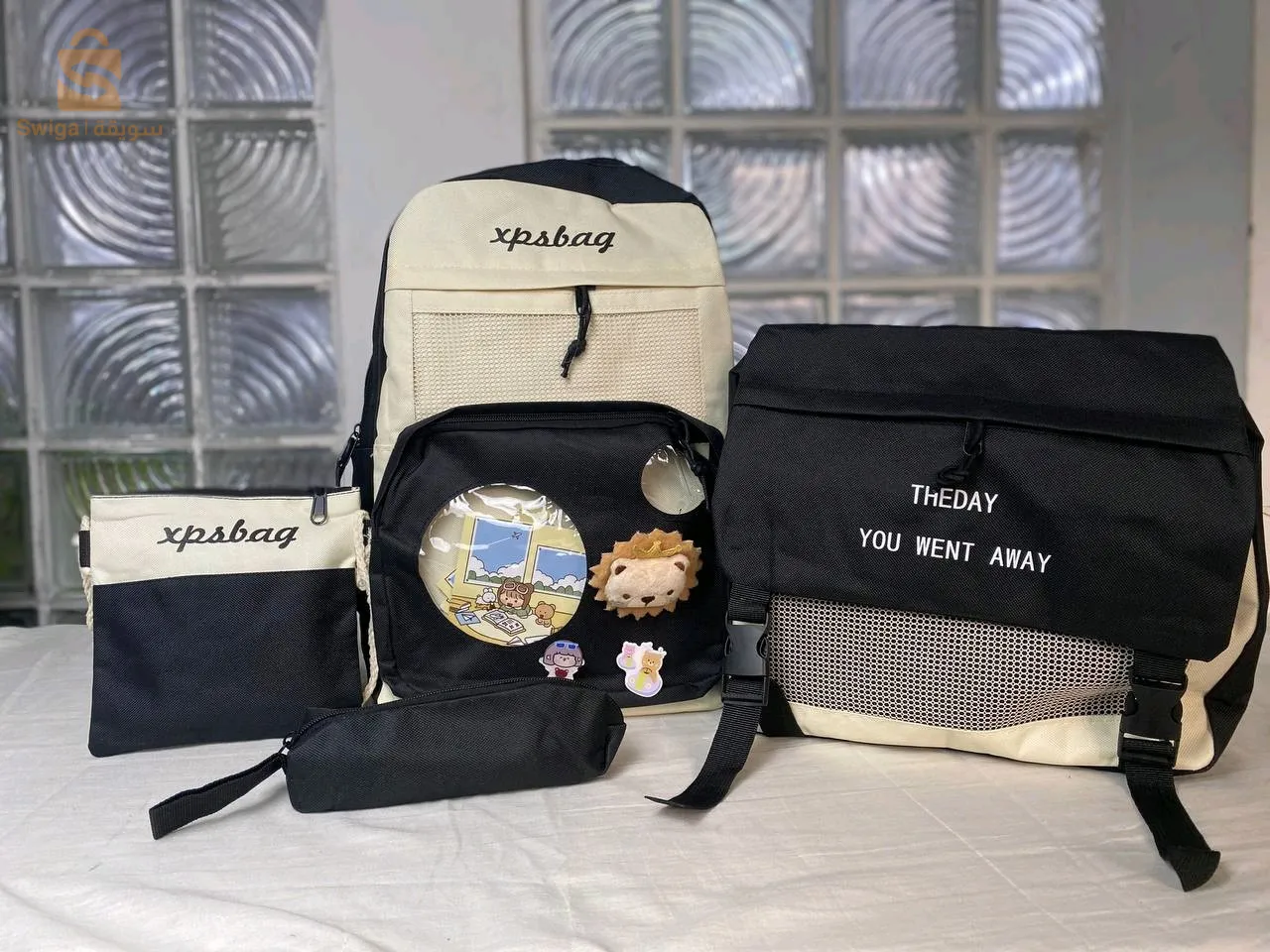sac à dos scolaire 4 PCS حقيبة مدرسية بنات