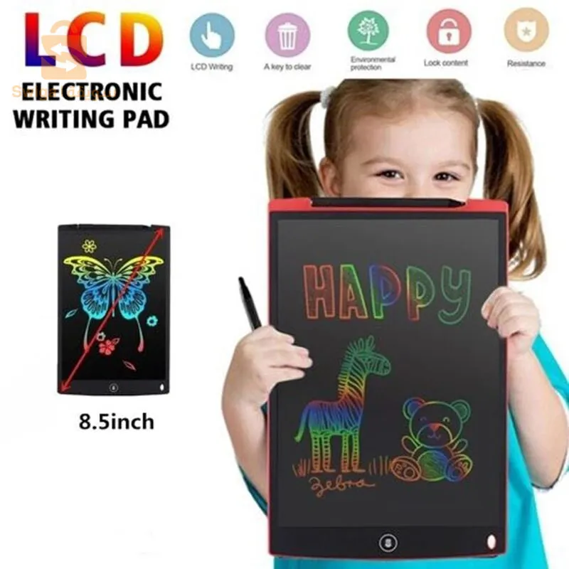 Sac à Dos orthopédique d’école primaire et Tablet LCD pour Enfants Cadeau - Rose