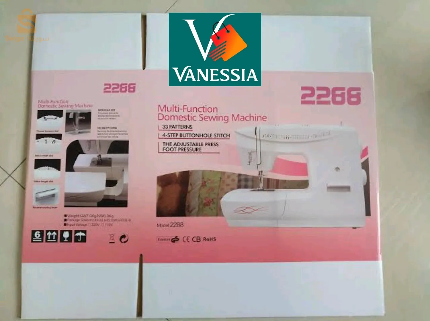 Machine à coudre marque Toyota 2288