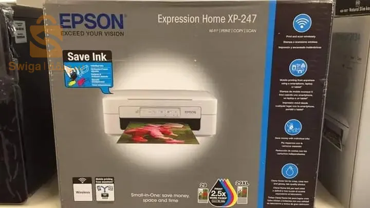 طابعة للبيع نوع EpSon   xp  245
الخصائص
نسخة طبق الأصل ملون +عادي 
تسكاني
متواجدة بها خاصية الويفي

مهتم اتصل على الرقم 0696403861 ☎️