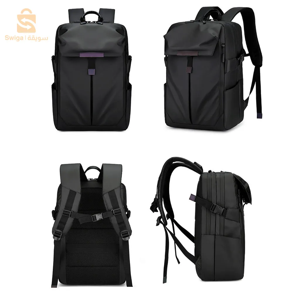 حقيبة ظهر أنيقة من WALKENT بمقصورات متعددة سعة 25 لترًا