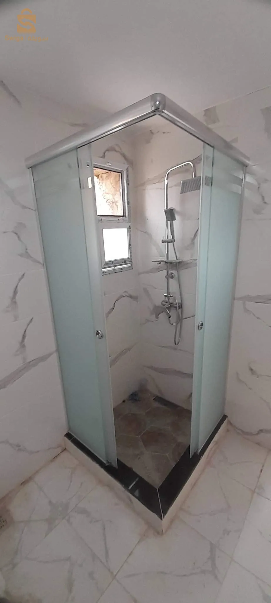 verre trempé cabine de douche