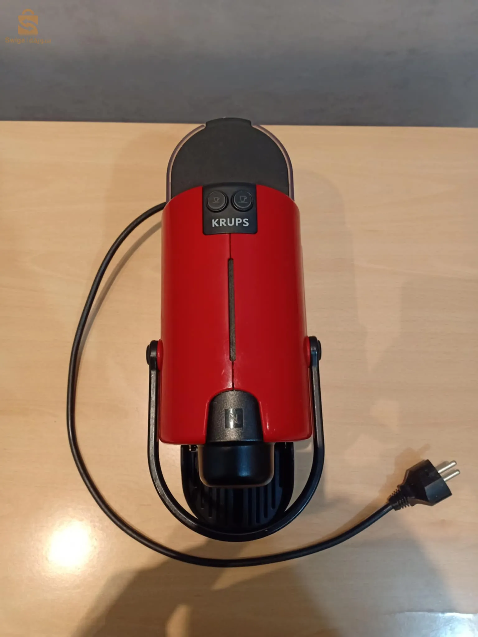 مشينة قهوة إسبريسو "Espresso"جديدة باللون الأحمر ترفد 700مل تعمل بقوة 1260W!!!!!!