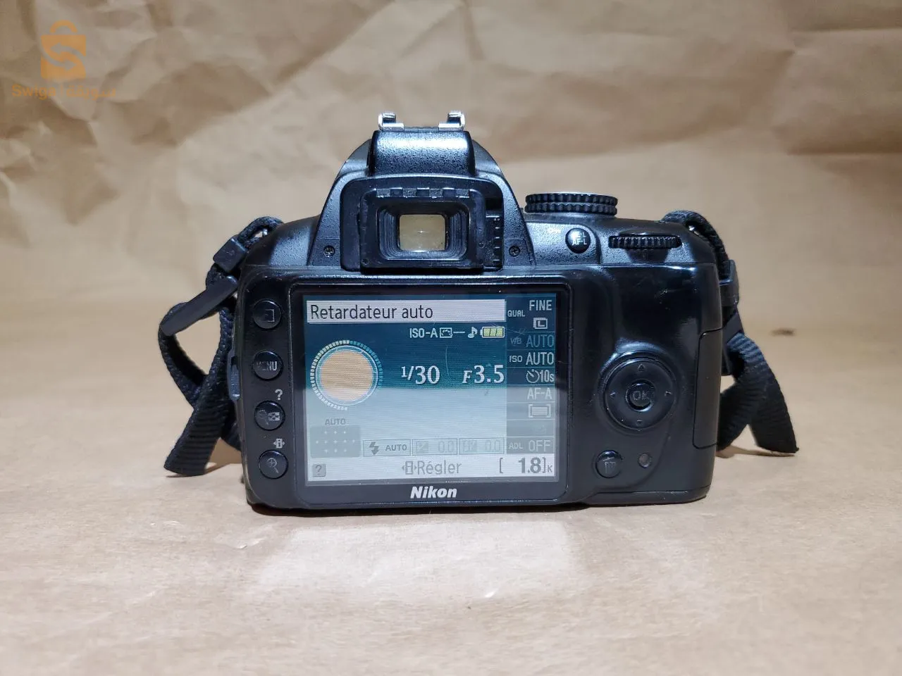 سلام كاين nikon d3000 للبيع نظيفة بزاف فيها فلاش ميضربش افار اعدادات ولا مع باتري اصلية و شارجور + كارت ميموار 16 جيڨا سعر راح يكون 23 لي مهتم يبعتلي فرصة متعوضش لي حاب يتعلم ولاية برج بوعريريج وتوصيل متوفر