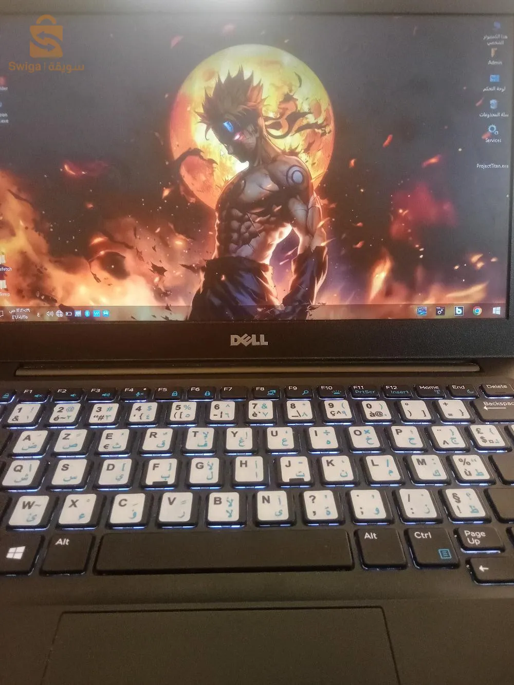 لابتوب من نوع : DELL . LATITUDE 7280