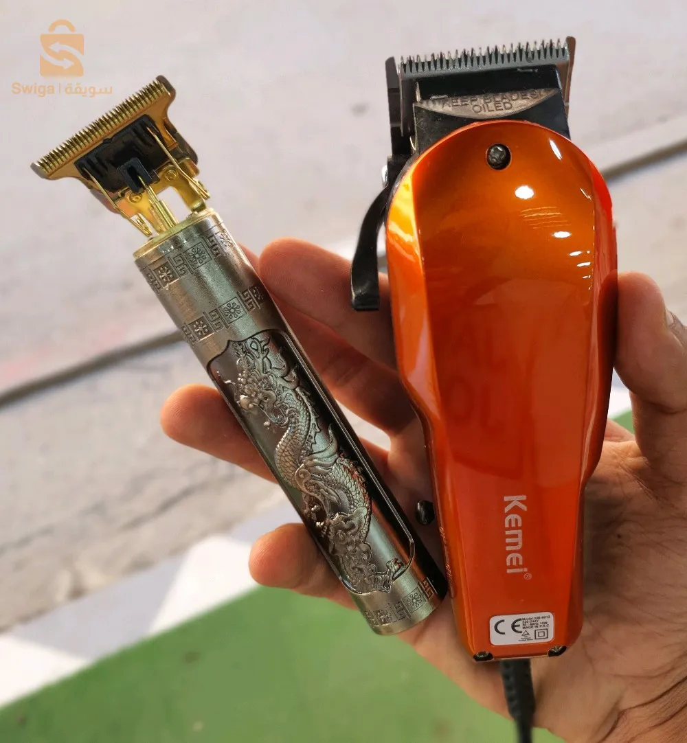 2 طوندوز Kemei 9012 + vintage T9