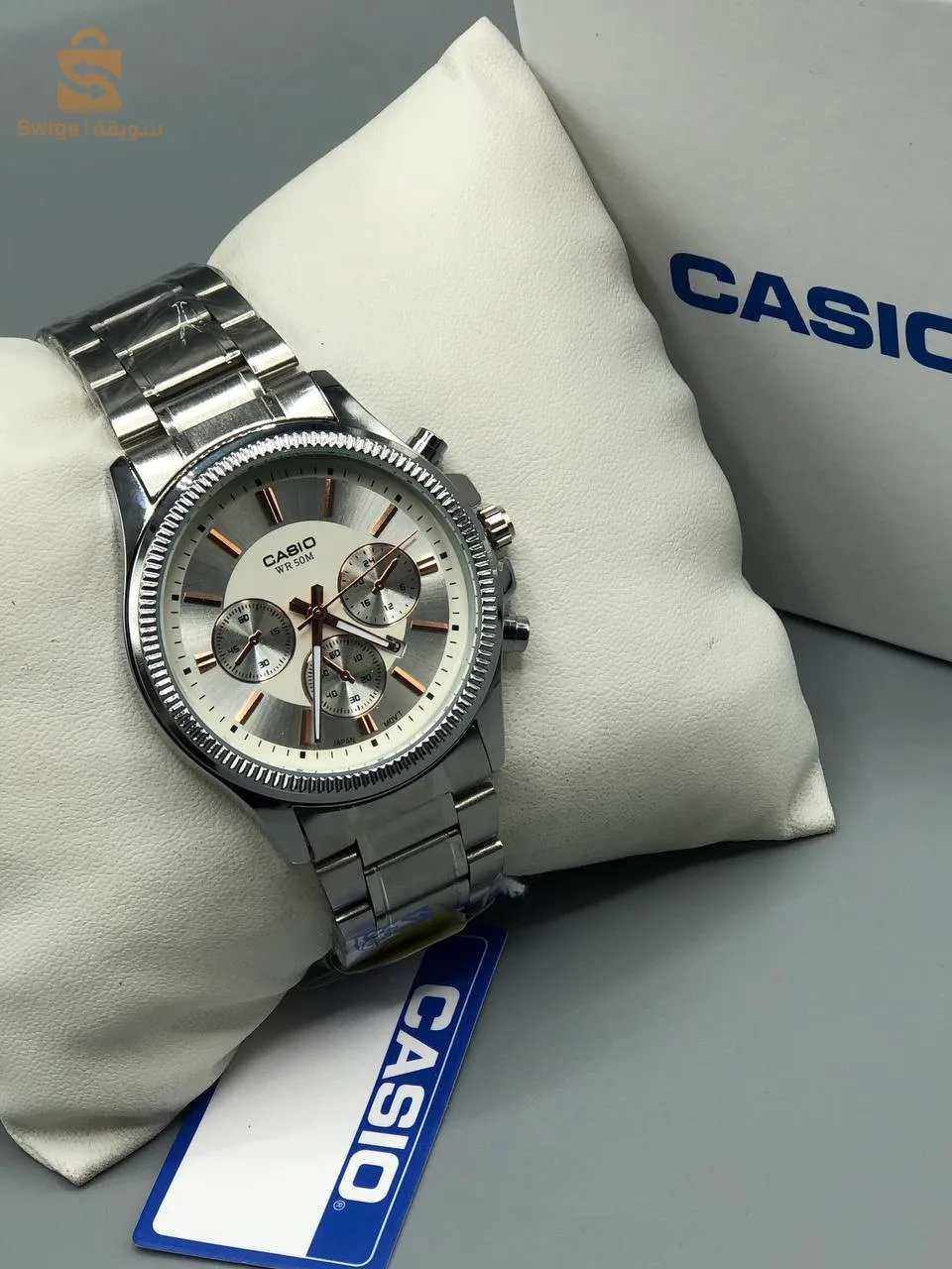 ساعة Casio WR 50M للرجال والنساء