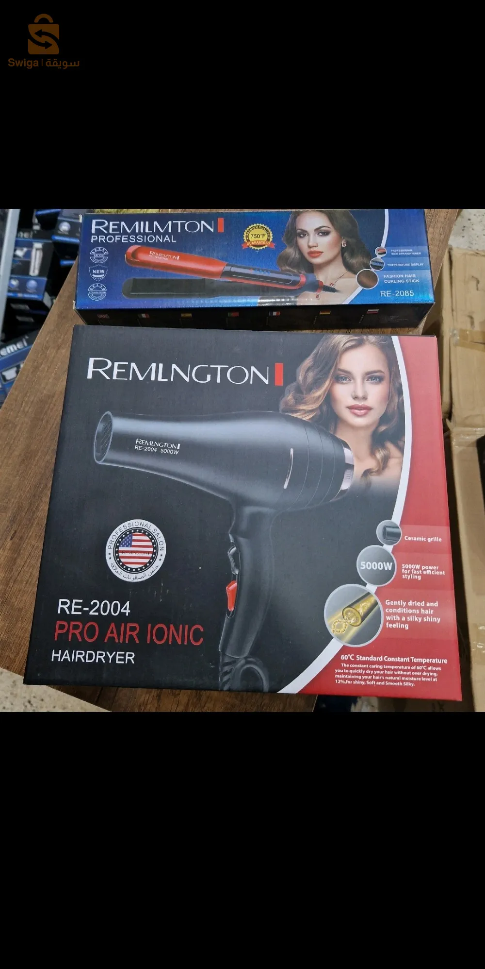 pack séchoir + lisseur remlngton