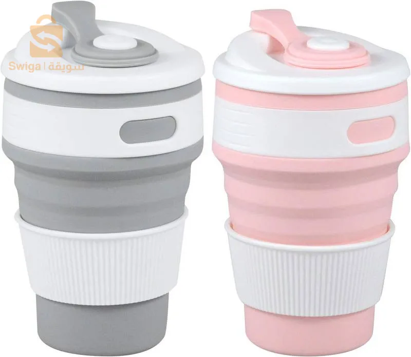 كوب سفر قابل للطي