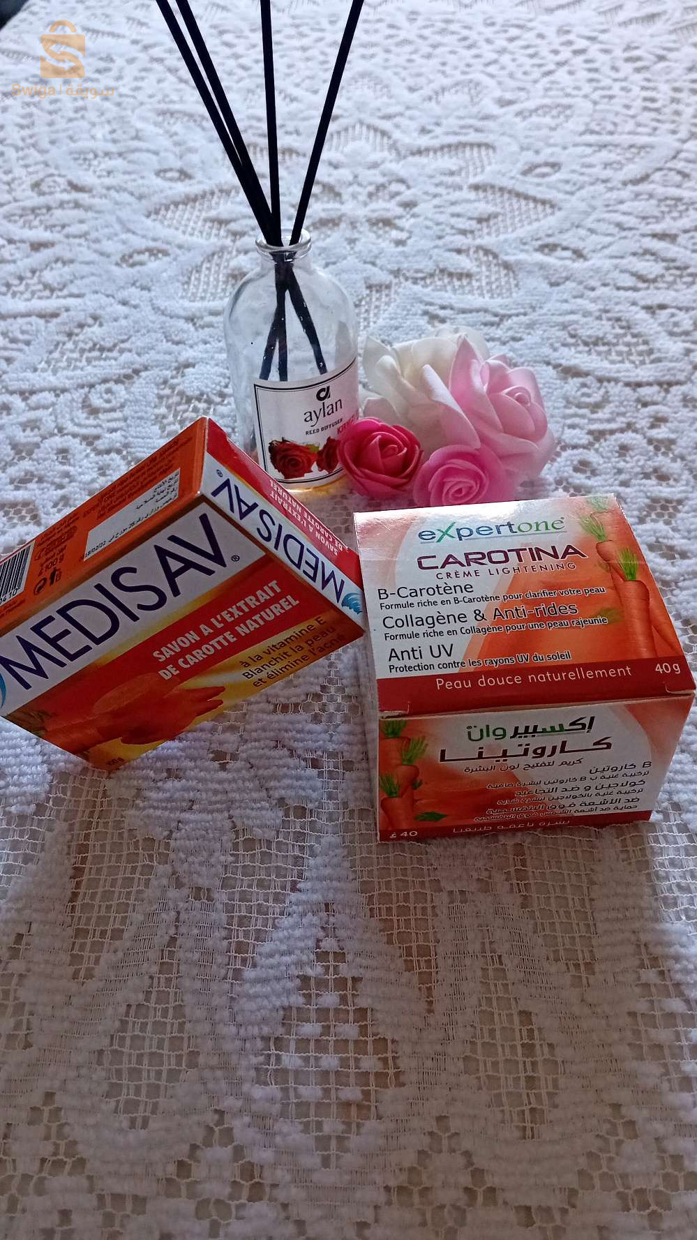 كريم كاروتينا وصابونة. الجزر