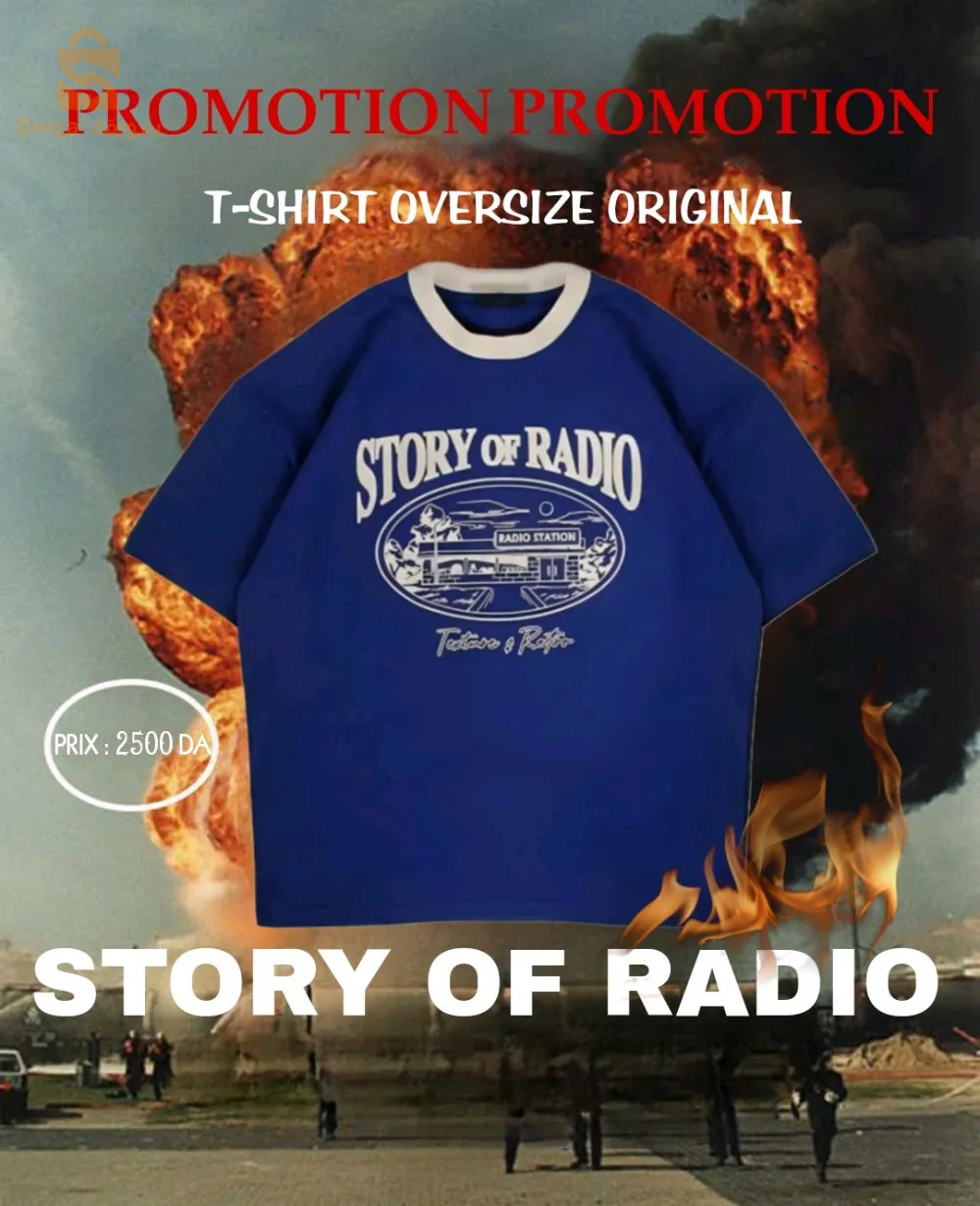 t-shirt oversize STORY OF RADIO