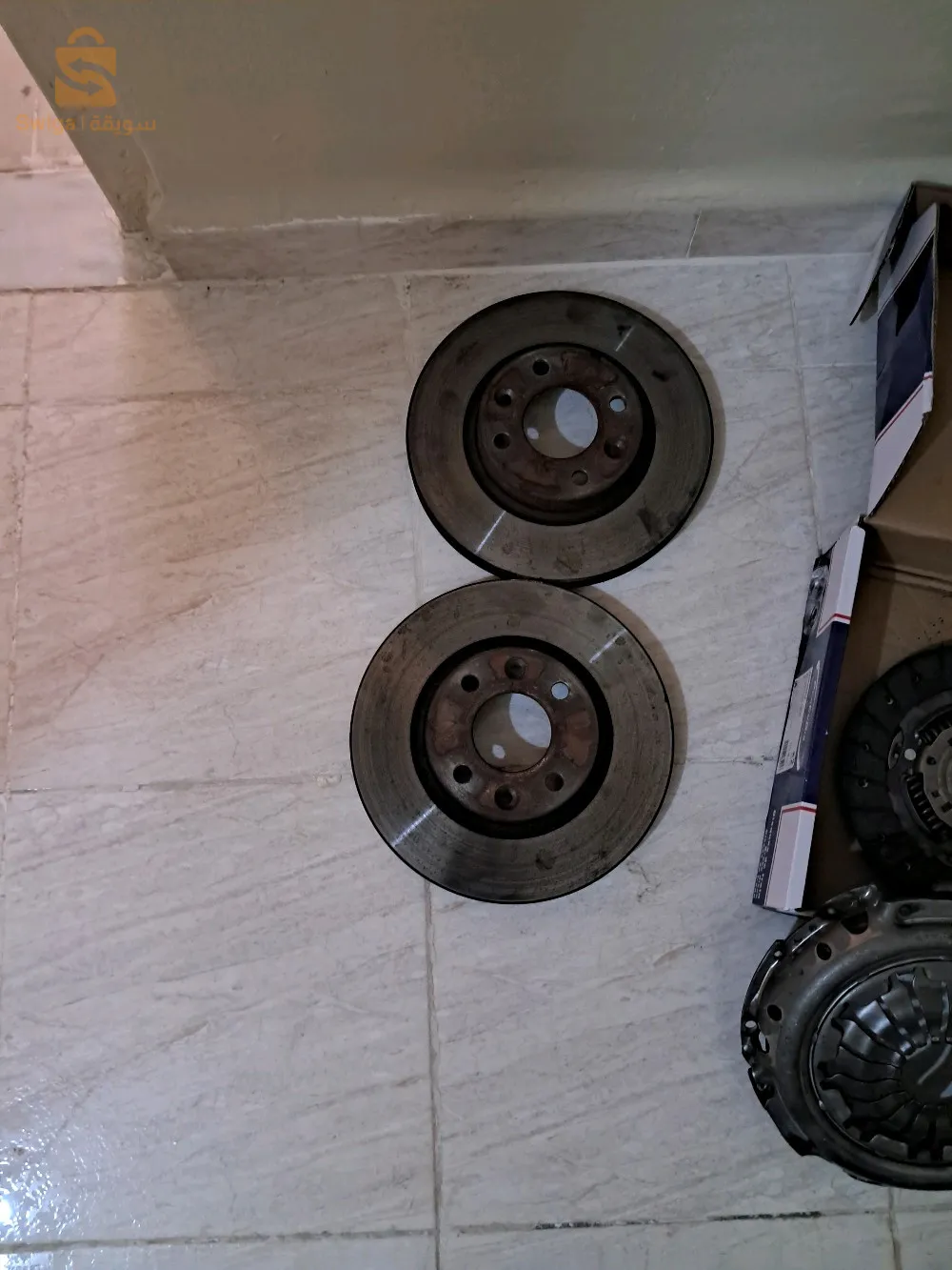 disque plateau et disque de frein