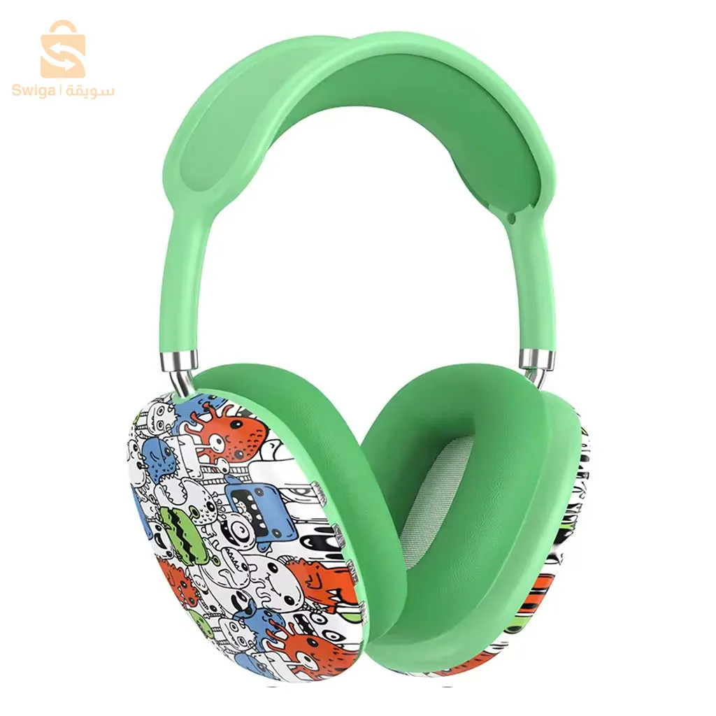 P9 Graffiti Casque Bluetooth Sans Fil V5.0