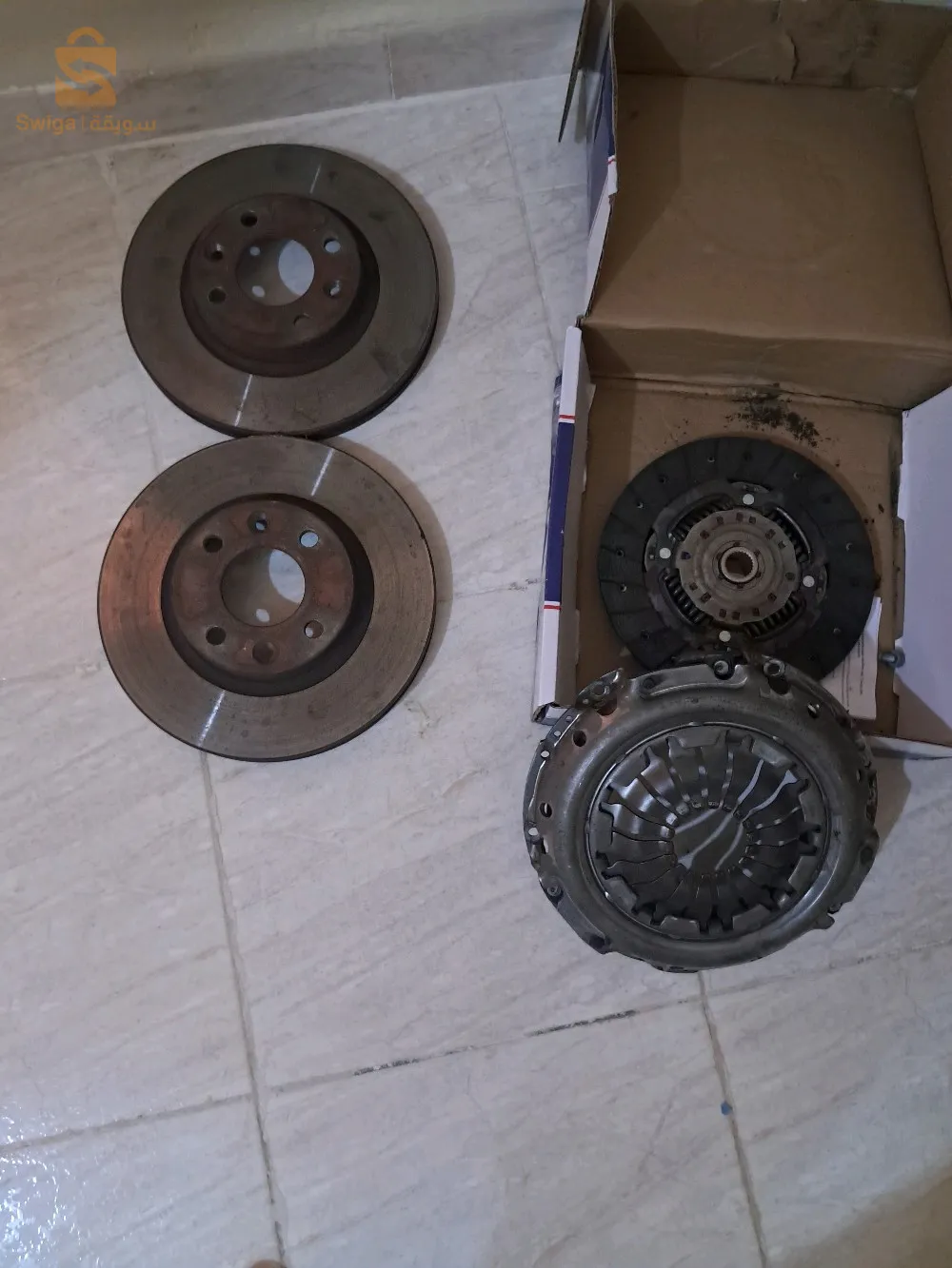 disque plateau et disque de frein