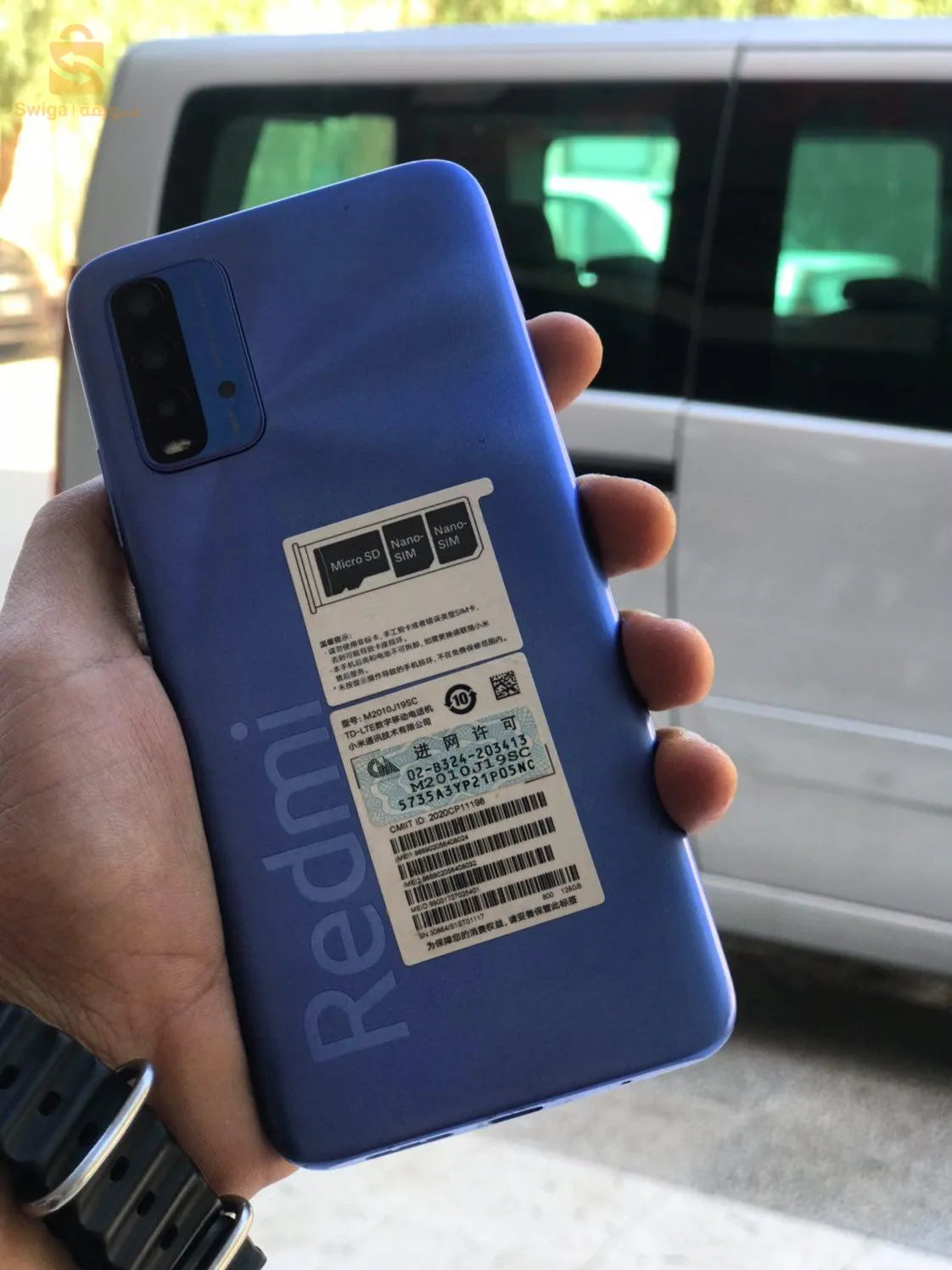 radmi 9t 128 g w ram 4+2 jadid bih b swalho