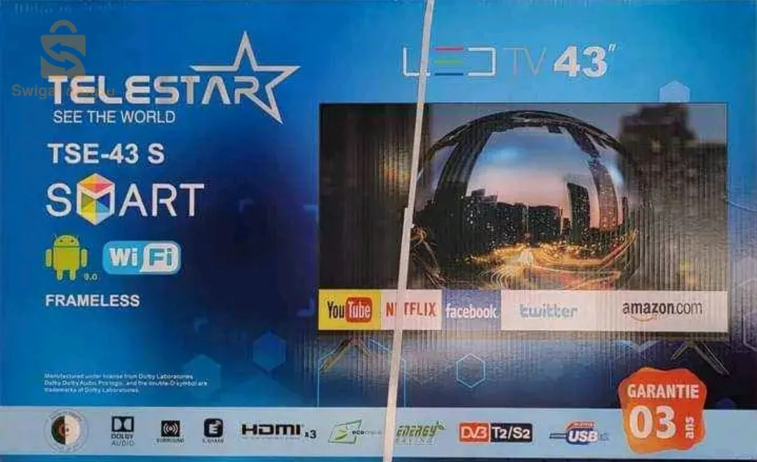 tv telestar 43 pouce Smart
