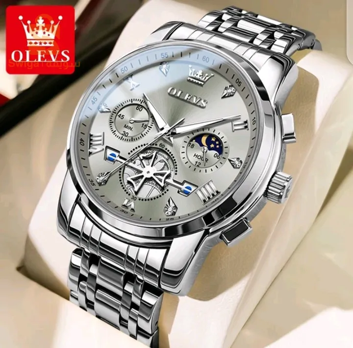 الإصدار الأخير من ساعة OLEVS العالمية ساعة يد ميكانيكية للرجال ، الفولاذ OLEVS المقام للصدأ حزام ساعة،مقاوم للماء ساعة عمل ،تقويم الهيكل العظمي ، متوفرة في كل الأشكال ، مرحبا بالجميع ❤️