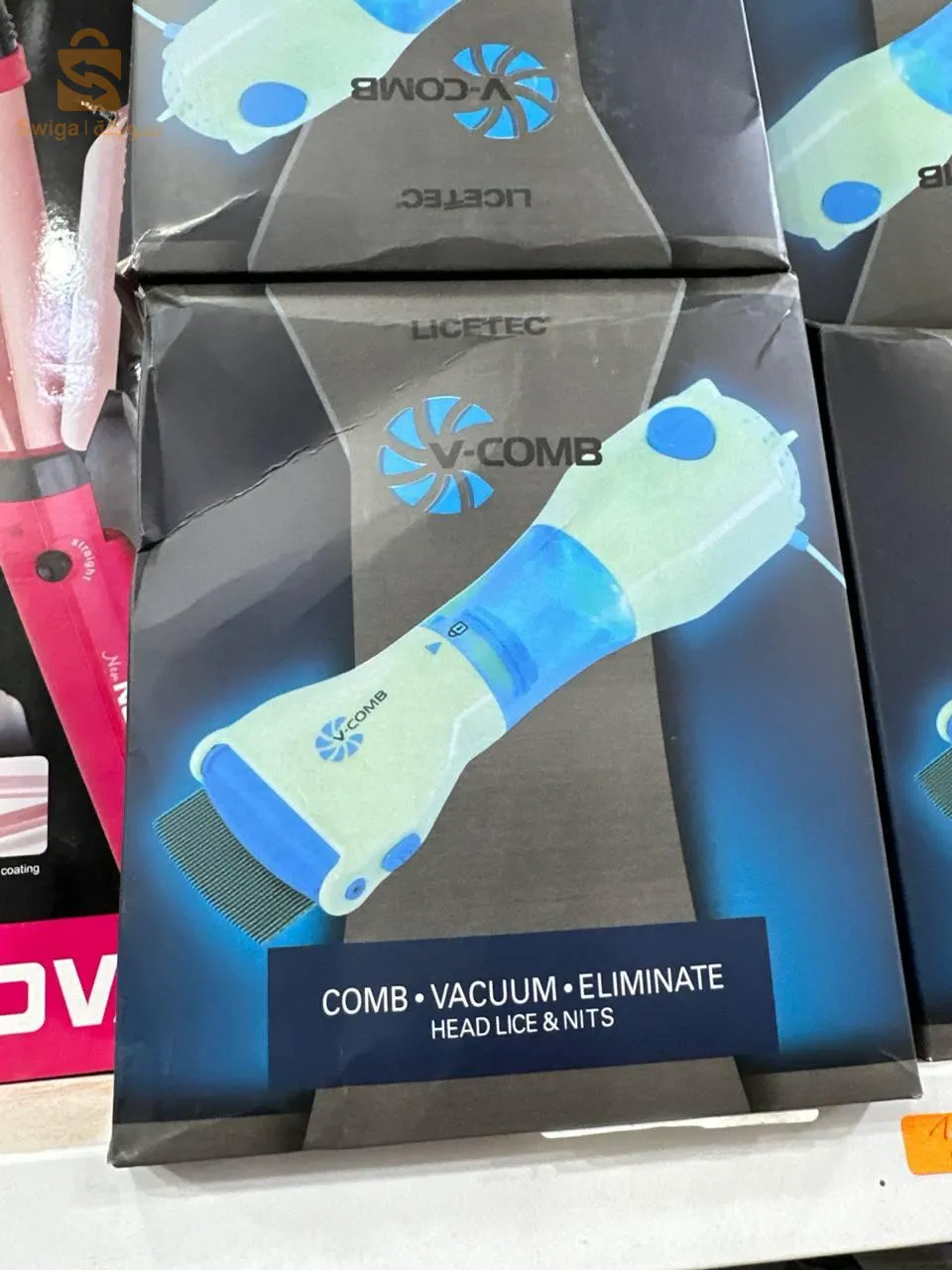 Dispositif d'élimination des poux et des poux en V-comb