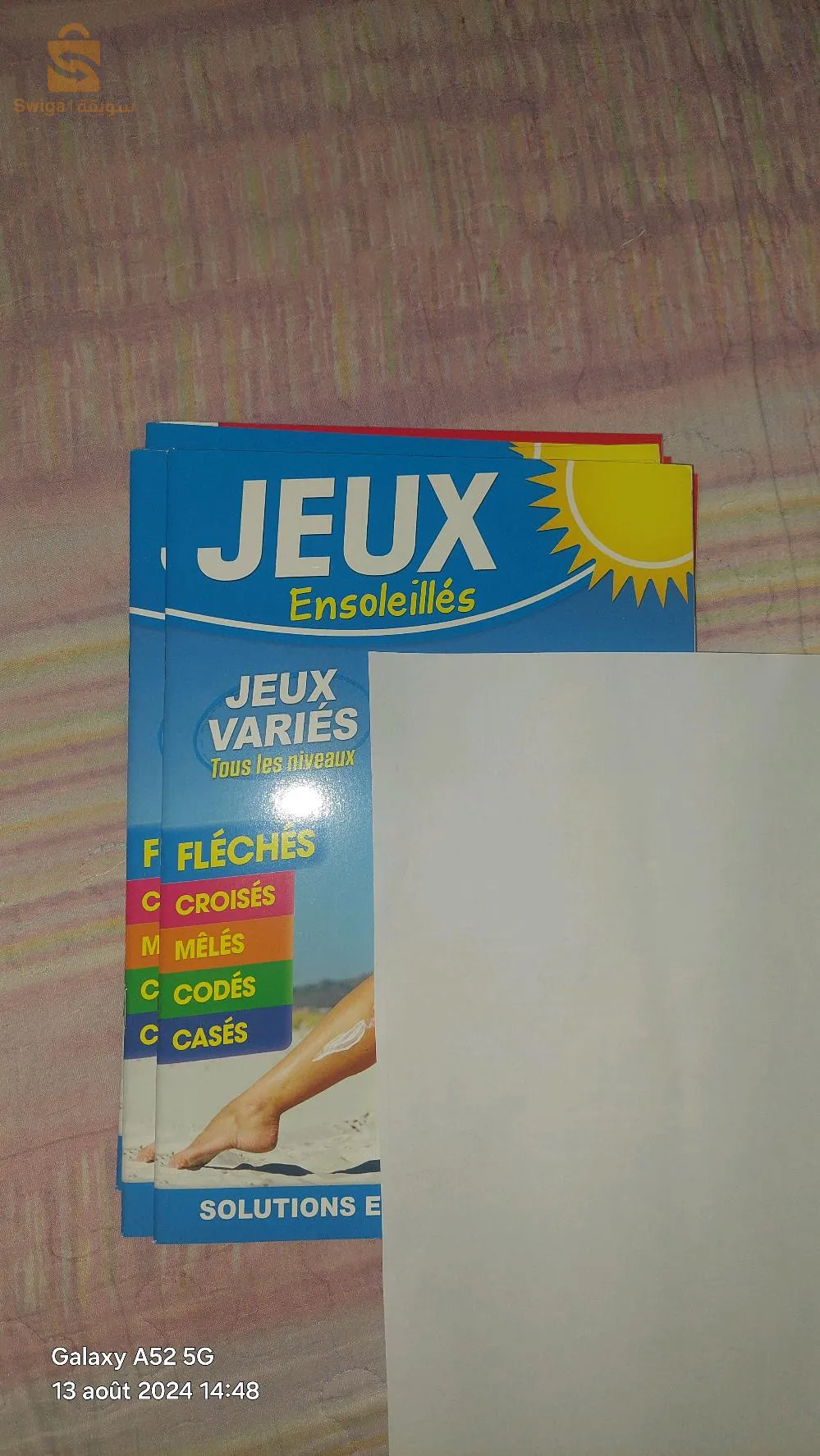 vends mots croisés  fleches