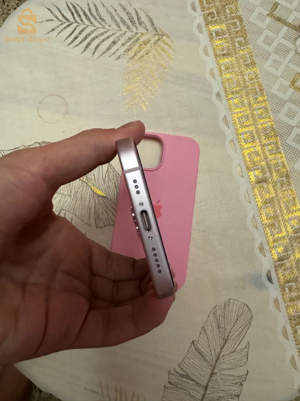 iphone 15 128 double pus 0 cycle de charge pink