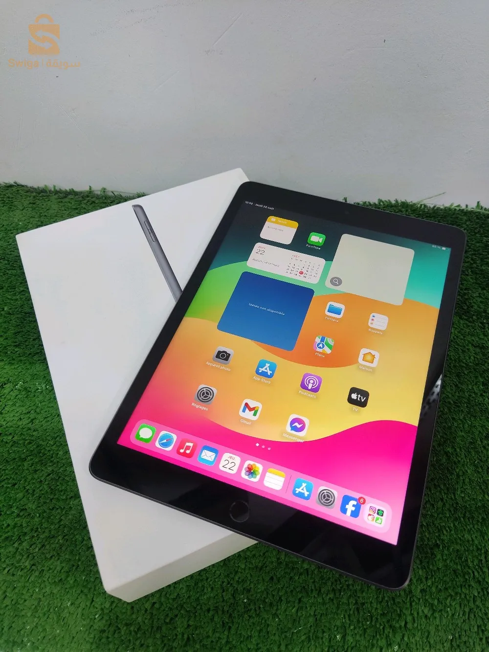 Apple ipad 9 éme generation 10.9" 64go wifi batterie 90% avec boite