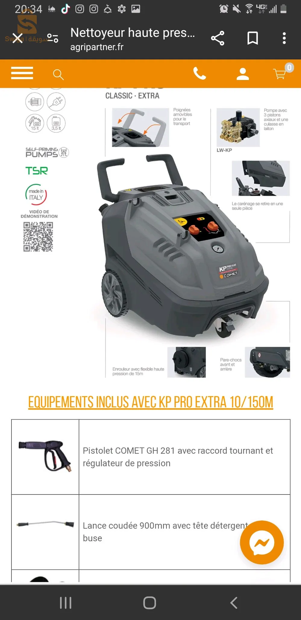 nettoyeur haut pression chaude et froid neuf et très bon état 10sur 10 jamais utilisé