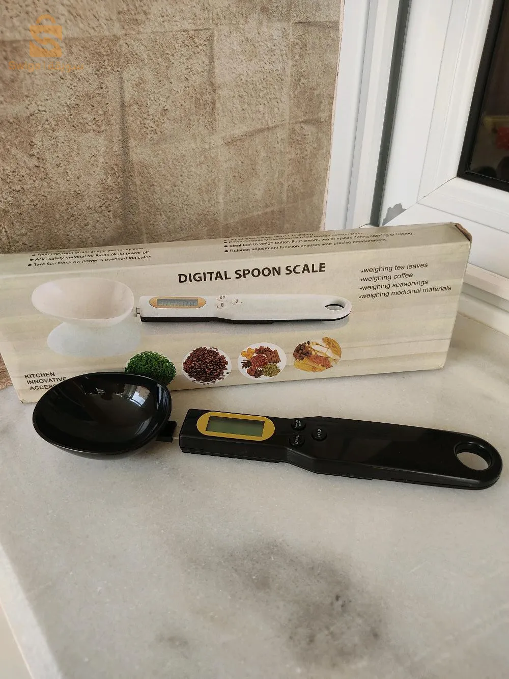 ملعقة ذكية   مدمجة بميزان 
 (spoon electric)🥄🥄