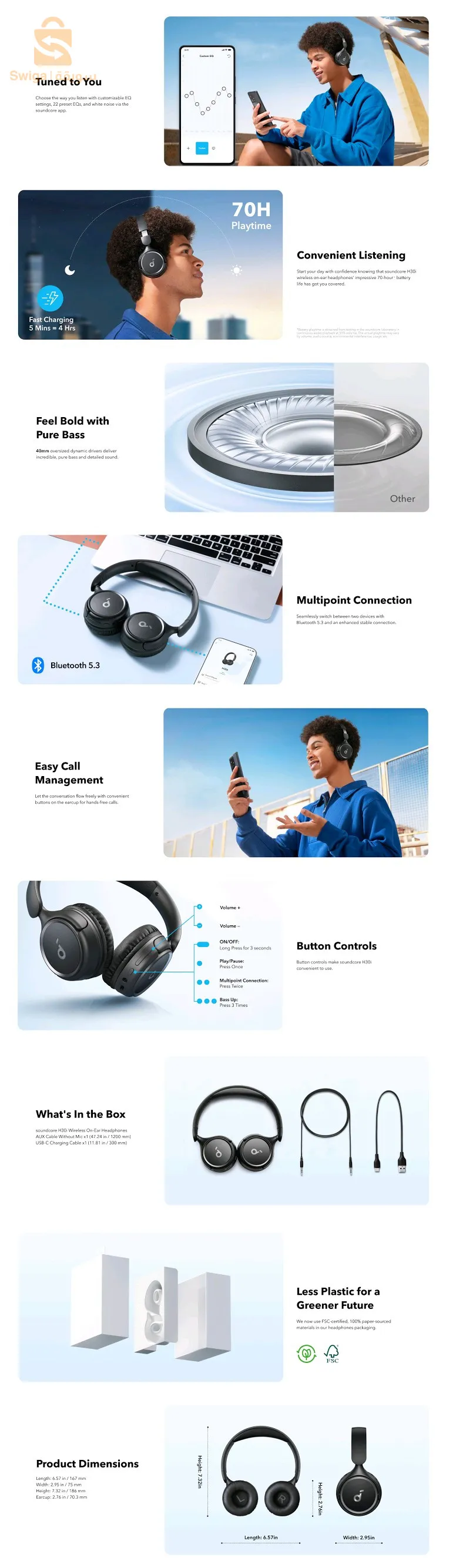 Anker soundcore H30i
