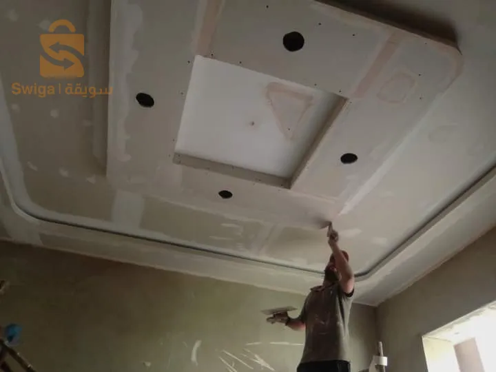 Decorator in Placo BA13 and various decorative paints