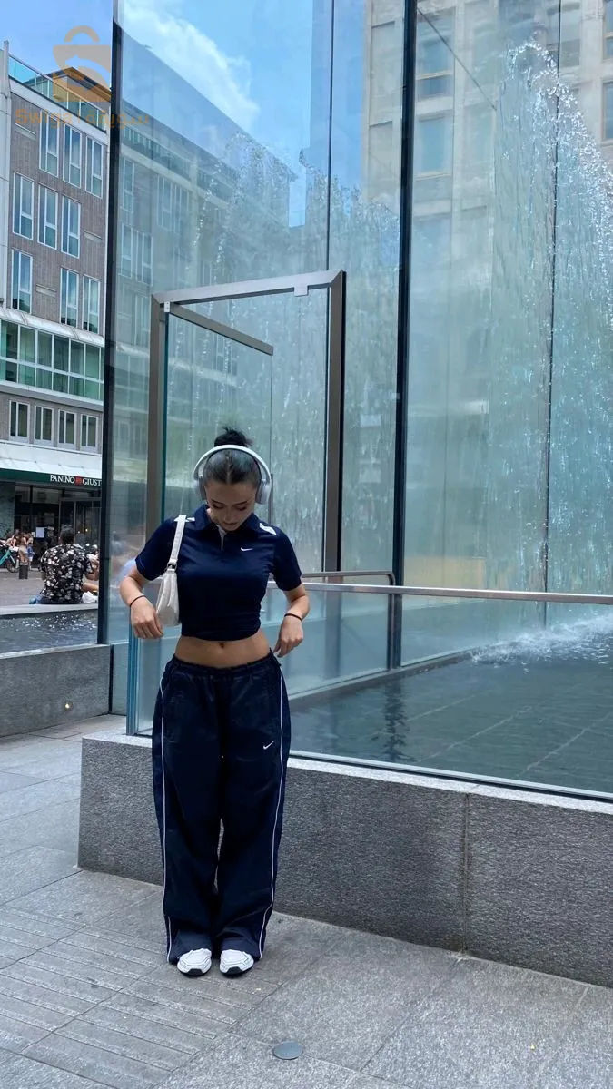 parachute nike trackpants Black